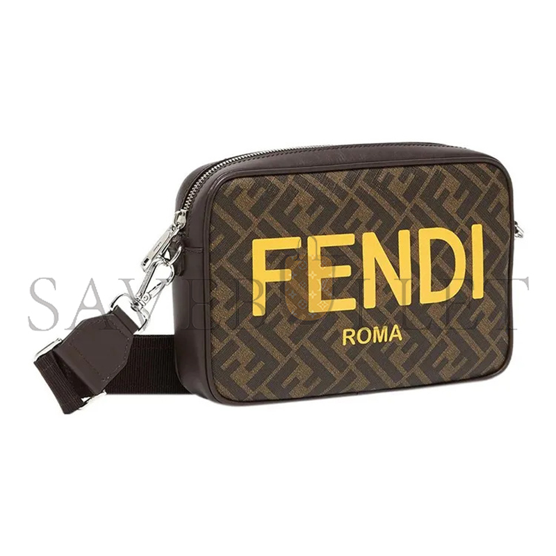 F**di ff logo print shoulder bag 7m0286ajj4f1hr8 (23.5*16*5cm)